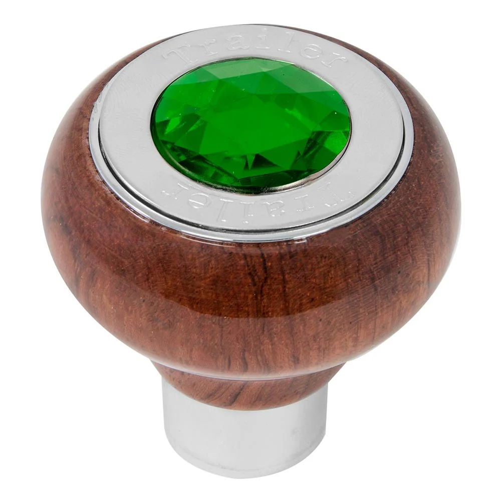 Large Rosewood Tractor/Trailer Air Valve Knob with Jewel - Thread On - Image 10