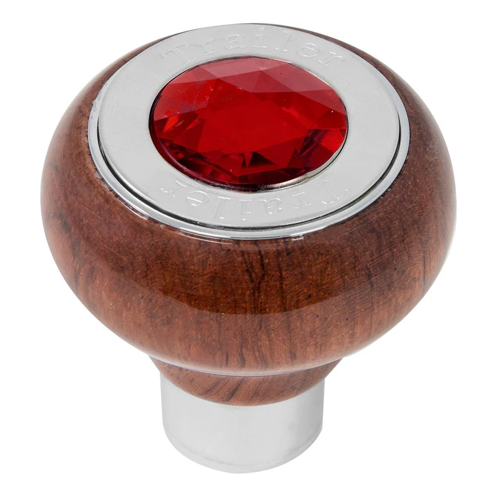 Large Rosewood Tractor/Trailer Air Valve Knob with Jewel - Thread On - Image 12