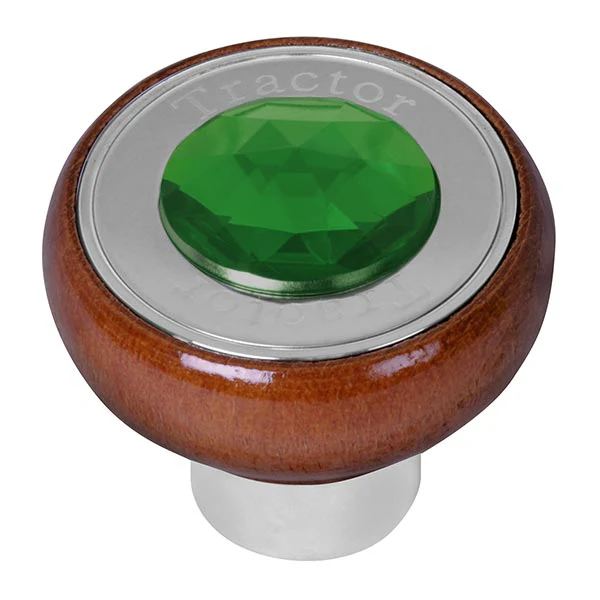 Large Rosewood Tractor/Trailer Air Valve Knob with Jewel - Thread On - Image 5