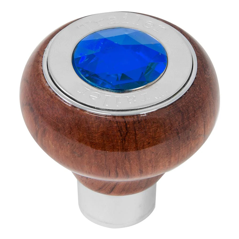 Large Rosewood Tractor/Trailer Air Valve Knob with Jewel - Thread On - Image 8