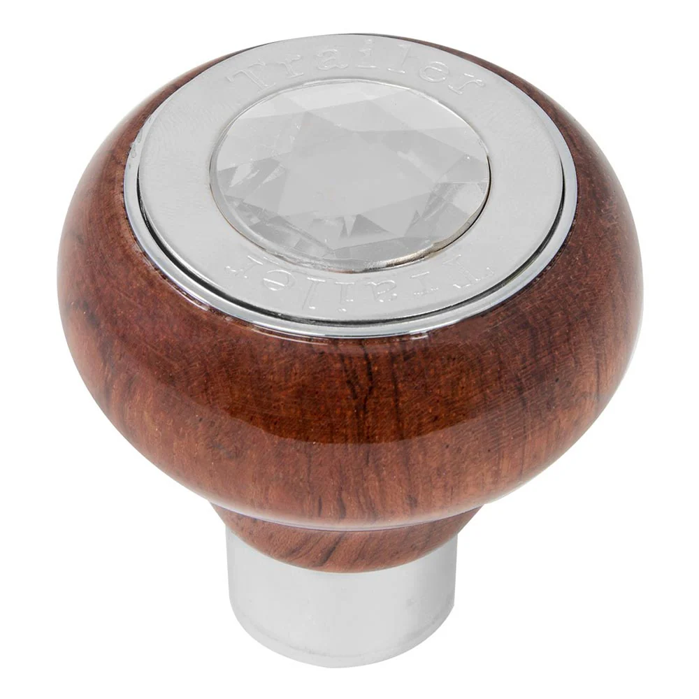 Large Rosewood Tractor/Trailer Air Valve Knob with Jewel - Thread On - Image 9
