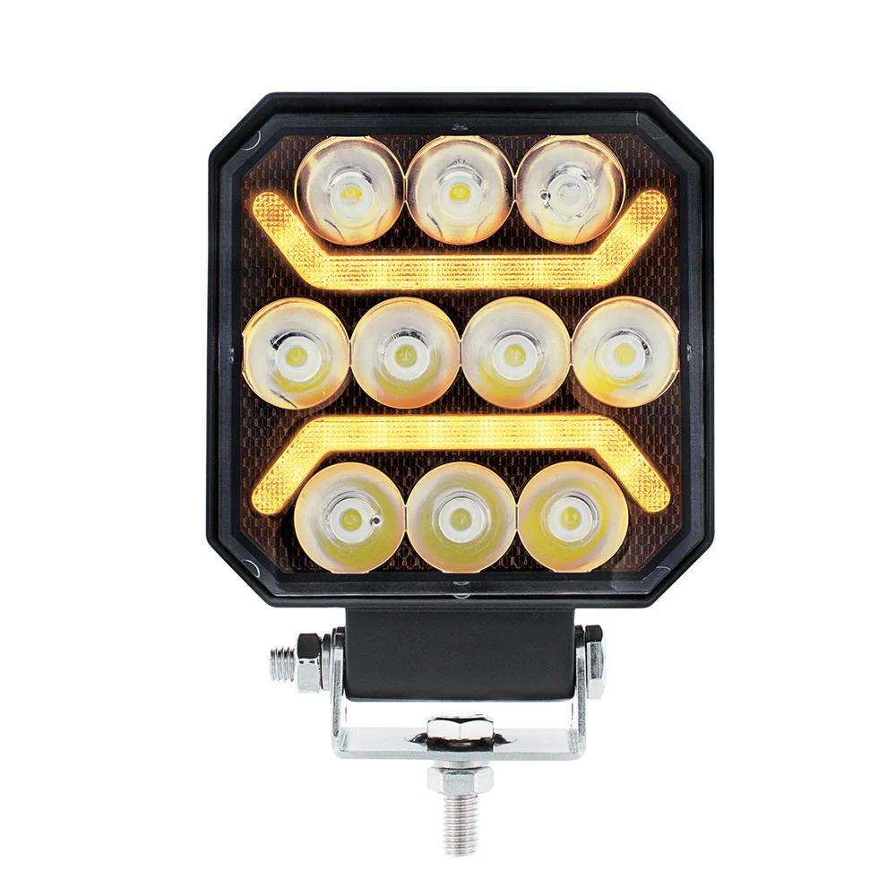 LED Work light with Ten LEDs and "U" Light Guide - Image 2