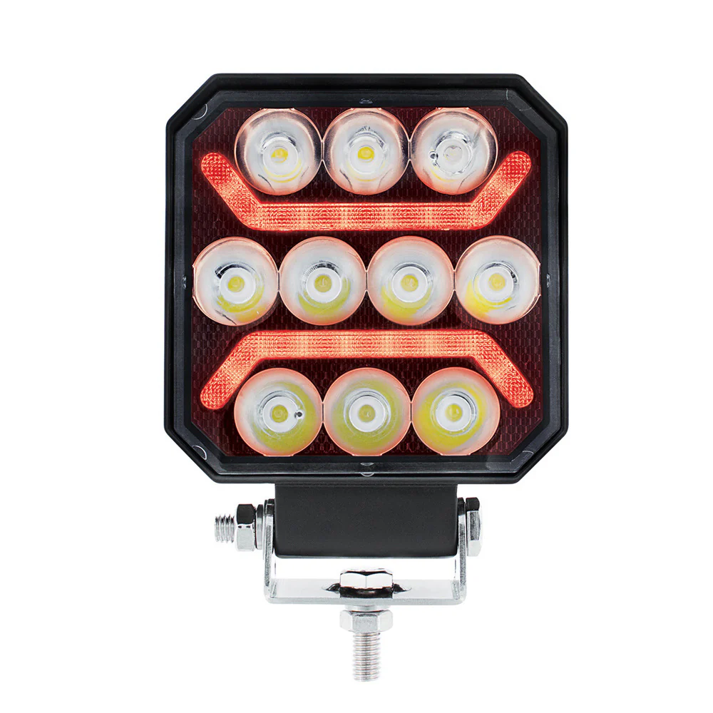 LED Work light with Ten LEDs and "U" Light Guide - Image 4