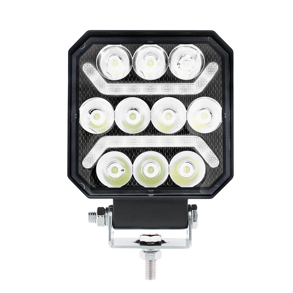 LED Work light with Ten LEDs and "U" Light Guide - Image 5