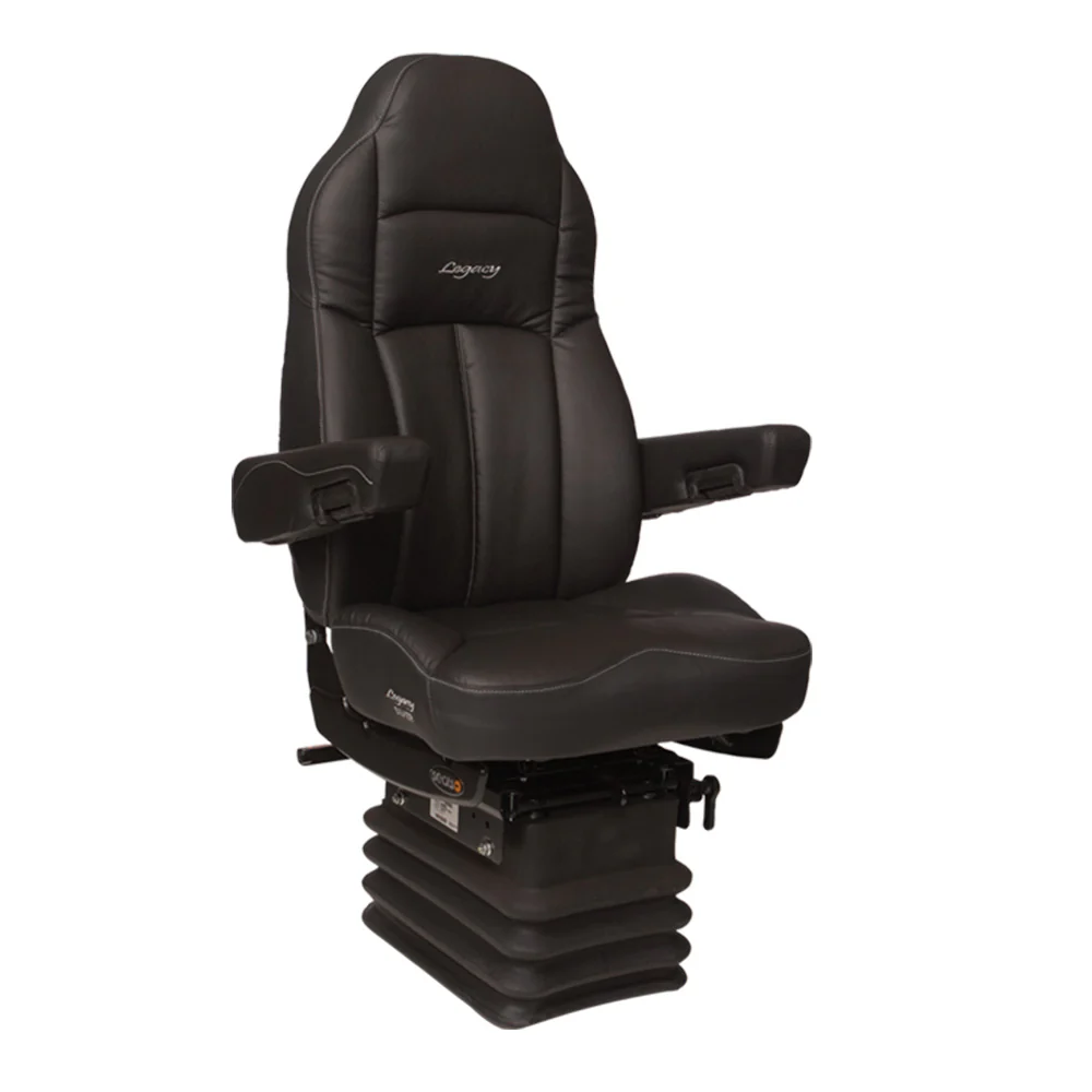 Legacy Silver High-Back DuraLeather Truck Seat - Image 2