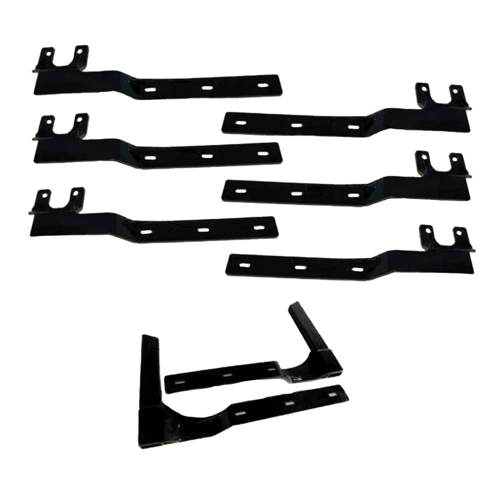 Low Air Single Axle Fender Hidden Bracket Kit - Mounts 4 Fenders