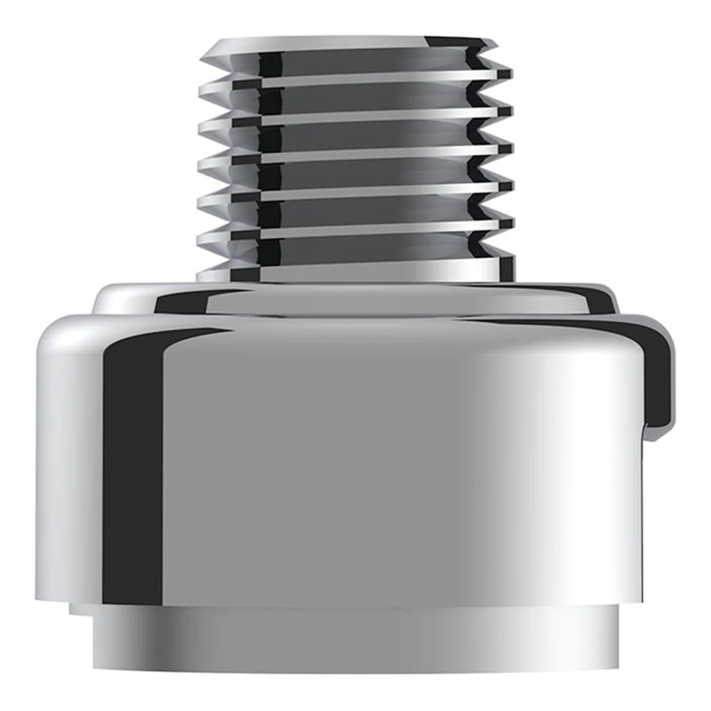 M30X3.5 Thread-On Gearshift Knob Chrome Mounting Adapter For Eaton Fuller Style 13/15/18 Speed - Vertical - Image 2