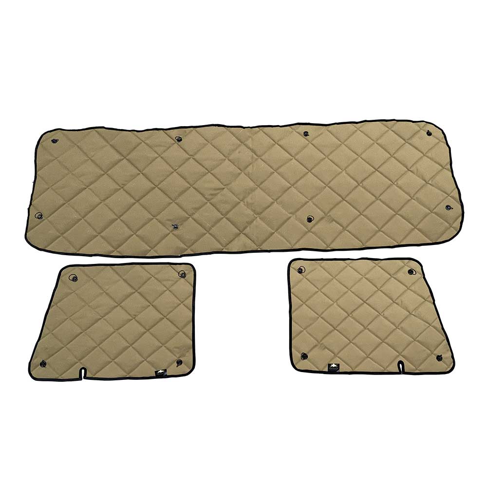 Mack CH, CL, CX, Superliner, Vision 2003 and older ZenEclipse Blackout Window Covers - Tan
