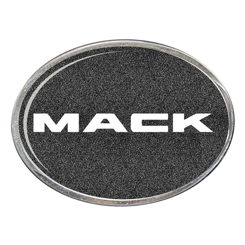 Mack Oval Billet Aluminum with Resin Belt Buckle - Image 3