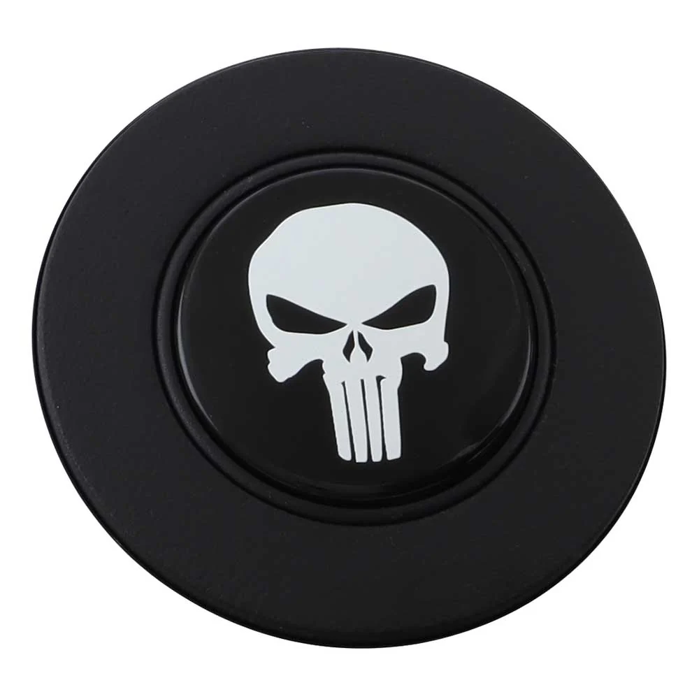 Magnetic Horn Button with Punisher on Black Medallion - Image 11