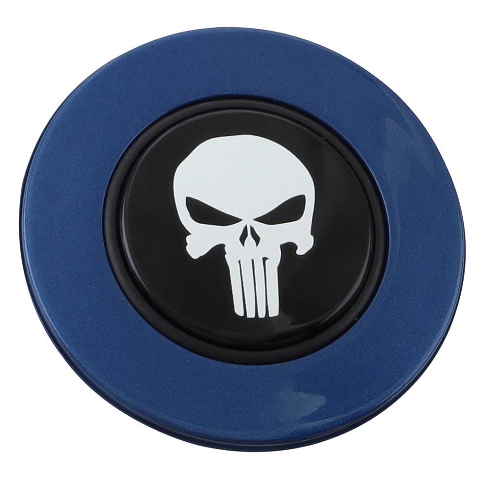 Magnetic Horn Button with Punisher on Black Medallion - Image 13