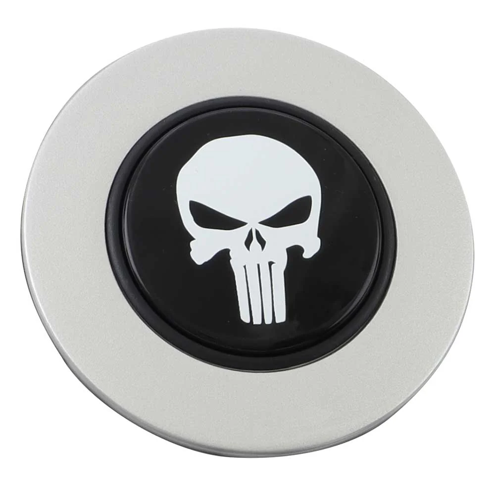 Magnetic Horn Button with Punisher on Black Medallion - Image 16