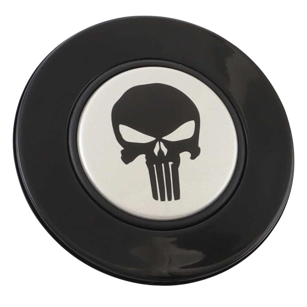 Magnetic Horn Button with Punisher on Silver Medallion - Image 19