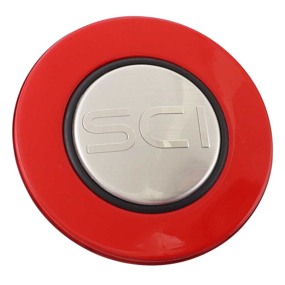 Magnetic Horn Button with SCI on Silver Medallion - Image 2