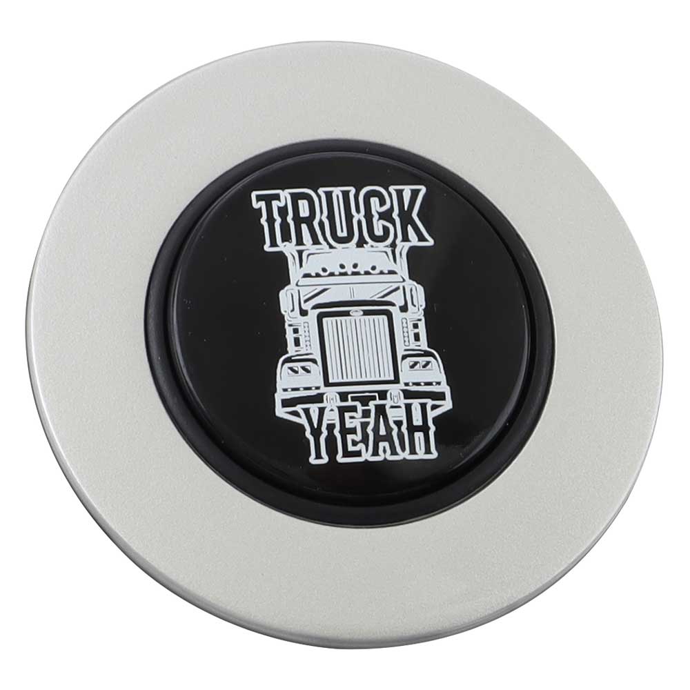 Magnetic Horn Button with Truck Yeah on Black Medallion - Image 6