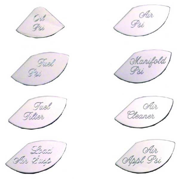 Master Pack A Gauge Label Emblems