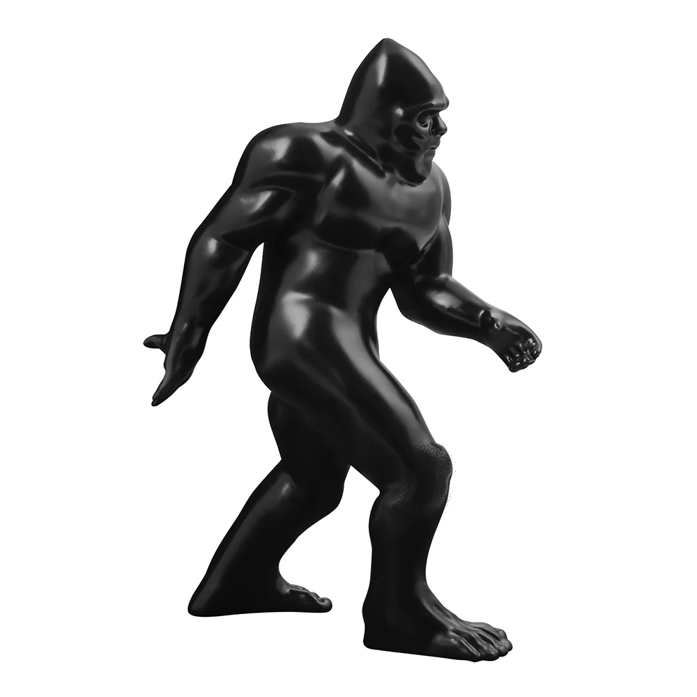 Matte Black Big Foot Hood Ornament - Image 3