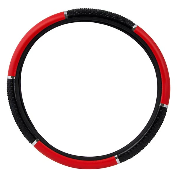Matte Steering Wheel Cover with Black Grips 18" - Image 3