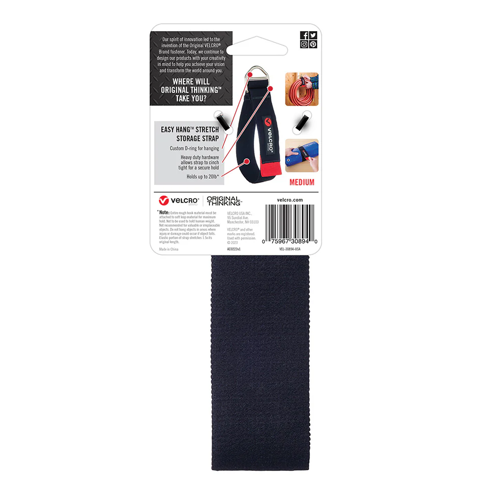 Medium Velcro Easy Hang Stretch Storage Strap - Image 2