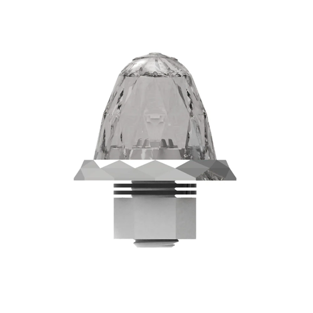 Mid Size Hero Watermelon Jewel Light with Clear Lens and White LEDs
