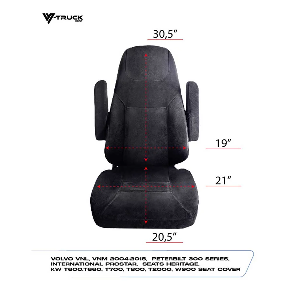 National Seat Standard High Back Faux Leather Seat Covering - Image 10