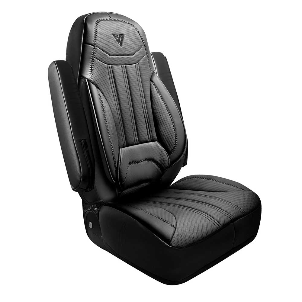 National Seat Standard High Back Faux Leather Seat Covering - Image 11