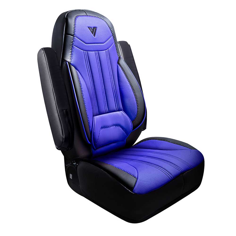 National Seat Standard High Back Faux Leather Seat Covering - Image 3