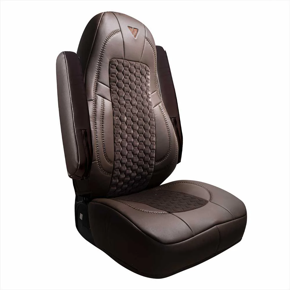 National Seat Standard High Back Faux Leather Seat Covering - Image 6