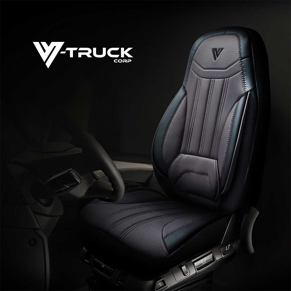 National Seat Standard High Back Faux Leather Seat Covering - Image 7