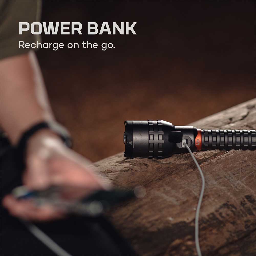 NEBO 12K Lumens USB-C Rechargeable Flashlight with Power Bank - Image 5