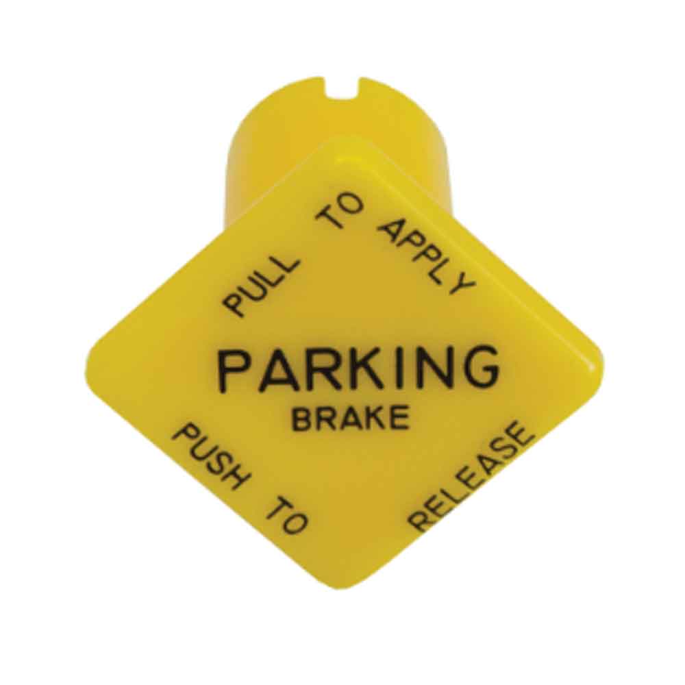 OEM Yellow Square Brake Knob