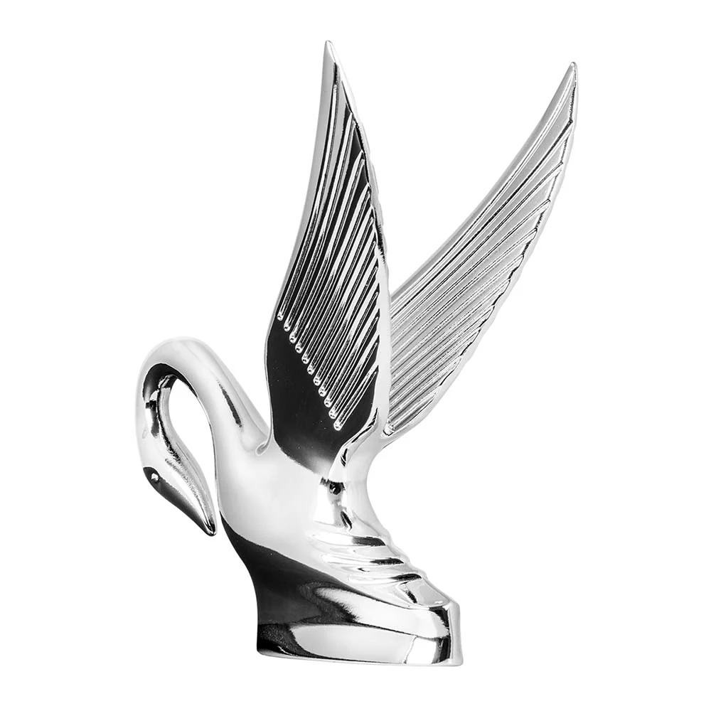Original Style Chrome Swan Hood Ornament - Image 3