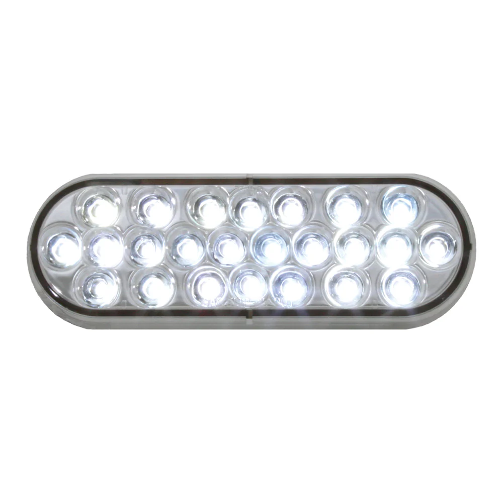 Oval Pearl Back Up LED Light with Grommet Kit - Image 2