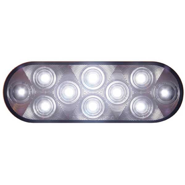 Oval Utility White LED Light (10 diodes)