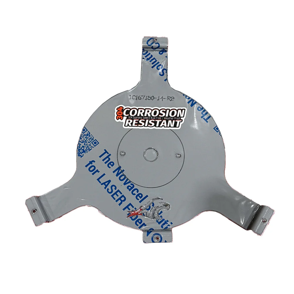 PB 389, 589 Air Cleaner SS Light Brackets for 15" Donaldson  with One Watermelon Cutout - Image 3