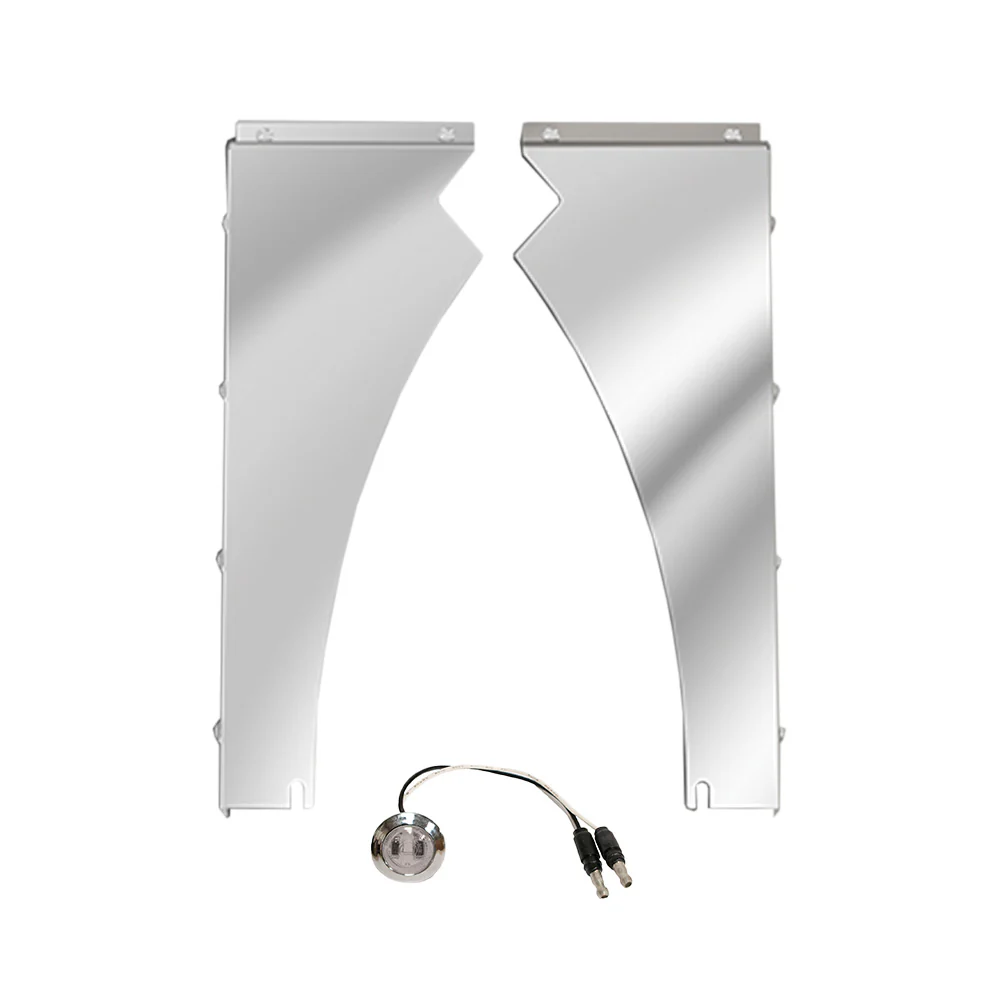 PB 589 Under Light EXT Panel with 3/4" Amber/Clear LEDs