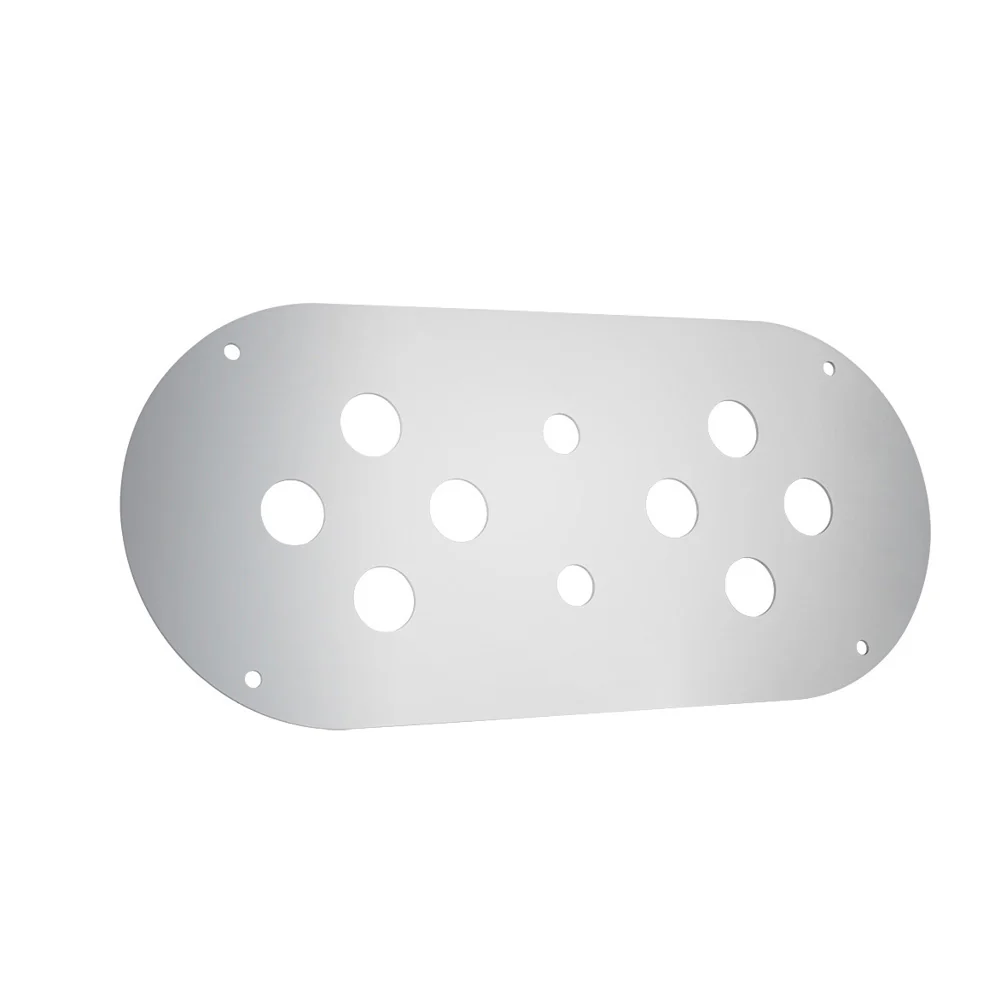 PB, KW Above the Door SS Dome Light Plate 8 Mini Light Holes