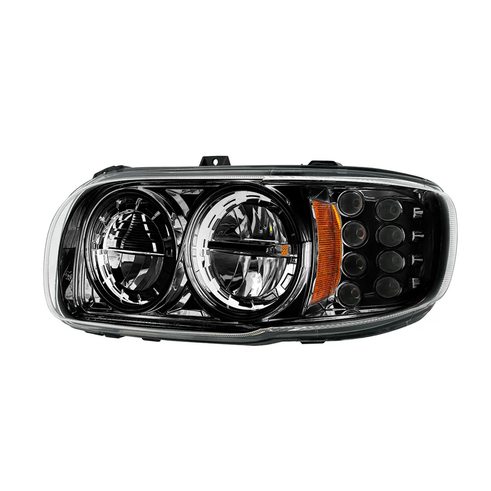 PB389, 388, 567 Black High Power w/ Turn, Position Light Headlight - Image 3