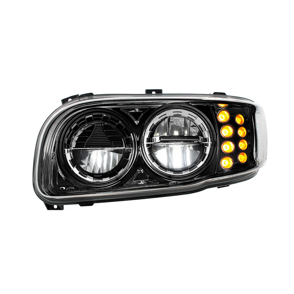 PB389, 388, 567 Black High Power w/ Turn, Position Light Headlight - Image 8