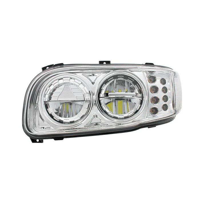 PB389, 388, 567 Chrome High Power w/ Turn, Position Light Headlight - Image 3