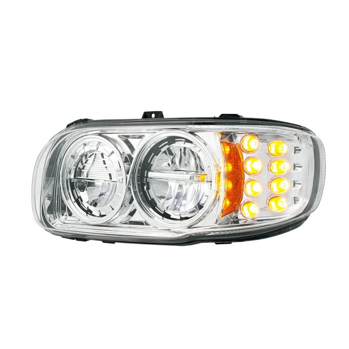 PB389, 388, 567 Chrome High Power w/ Turn, Position Light Headlight - Image 5