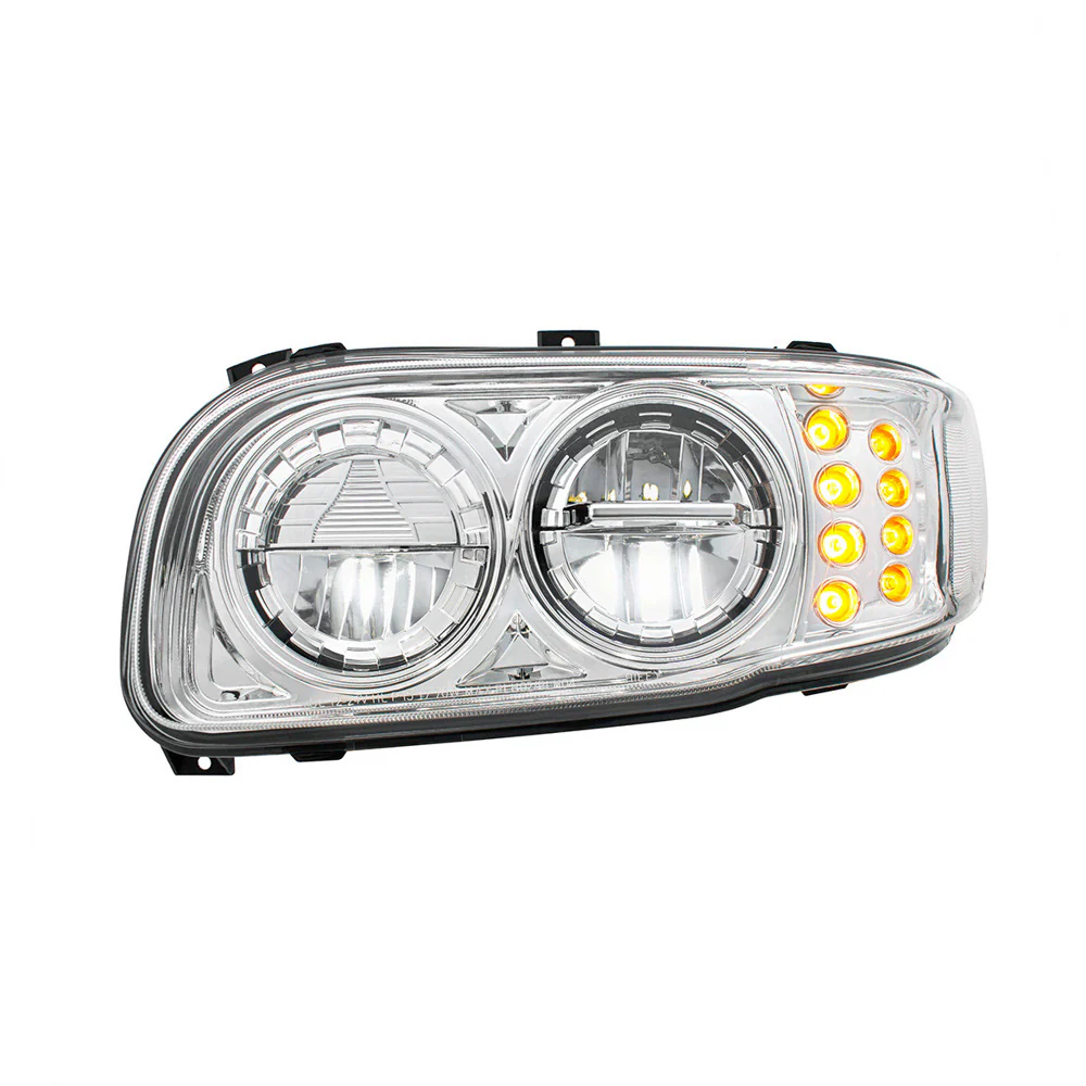 PB389, 388, 567 Chrome High Power w/ Turn, Position Light Headlight - Image 8