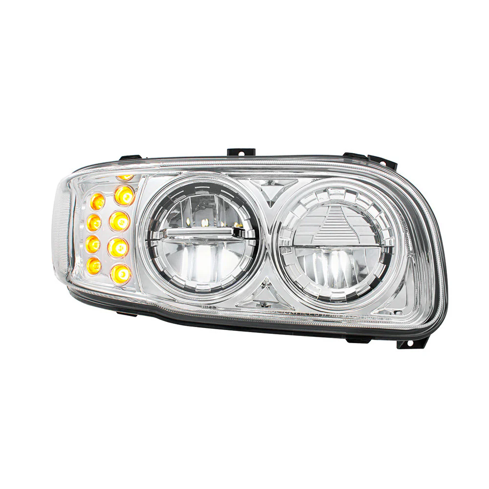 PB389, 388, 567 Chrome High Power w/ Turn, Position Light Headlight - Image 9