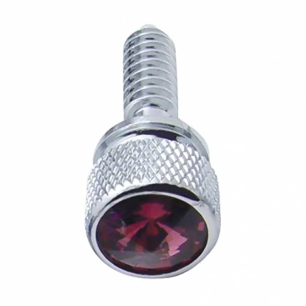 Peterbilt 1/4" - 20 Thread Knurled Head Dash Screw with Crystal - 14 Pack - Image 12