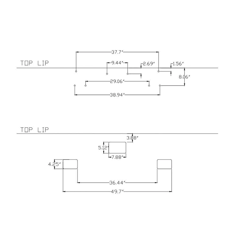 Peterbilt 12" Tapered Bumper - Image 4