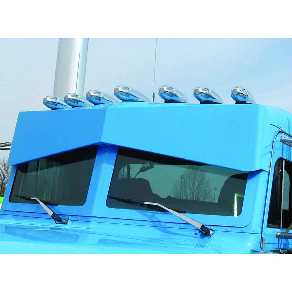 Peterbilt 14" Aluminum Paintable Bowtie Style Visor