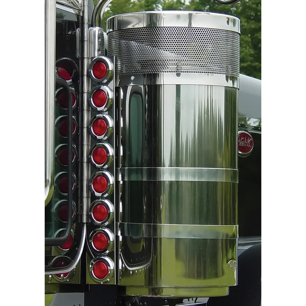 Peterbilt 15" Premium Donaldson Rear Air Cleaner Light Bars
