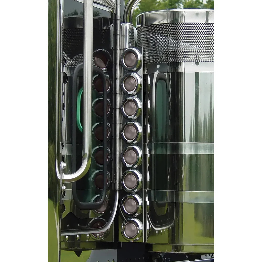 Peterbilt 15" Premium Donaldson Rear Air Cleaner Light Bars - Image 3