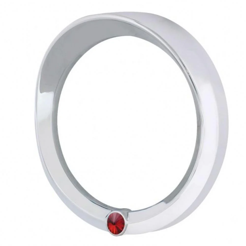 Peterbilt Diamond Speed/Tachometer Gauge Cover with Visor - Image 3