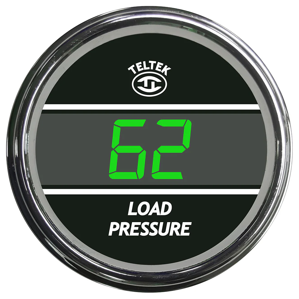 Peterbilt 2006+ Load Pressure Gauge 0-100 Green